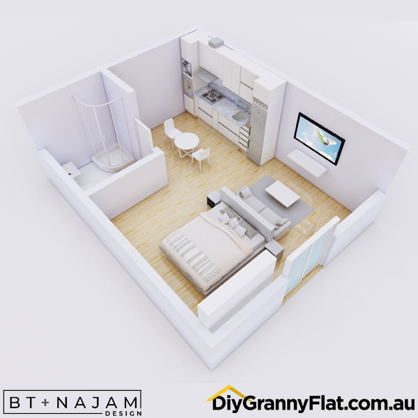 Granny Flat Design - The Studio Home Design